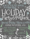 Holiday Party, Potluck & Trivia!